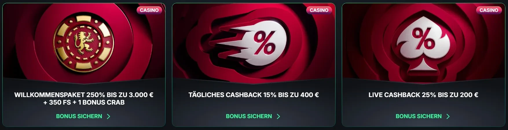 Willkommensbonus für neue Spieler